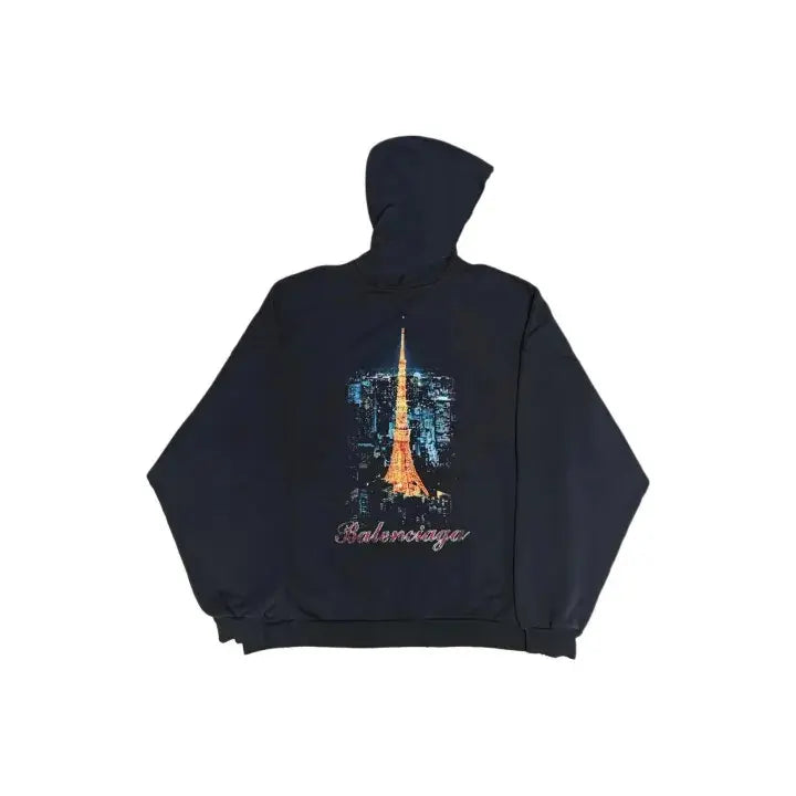 Balenciaga 24 Ginza Tokyo store opening hoodie