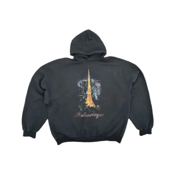 Balenciaga 24 Ginza Tokyo store opening hoodie