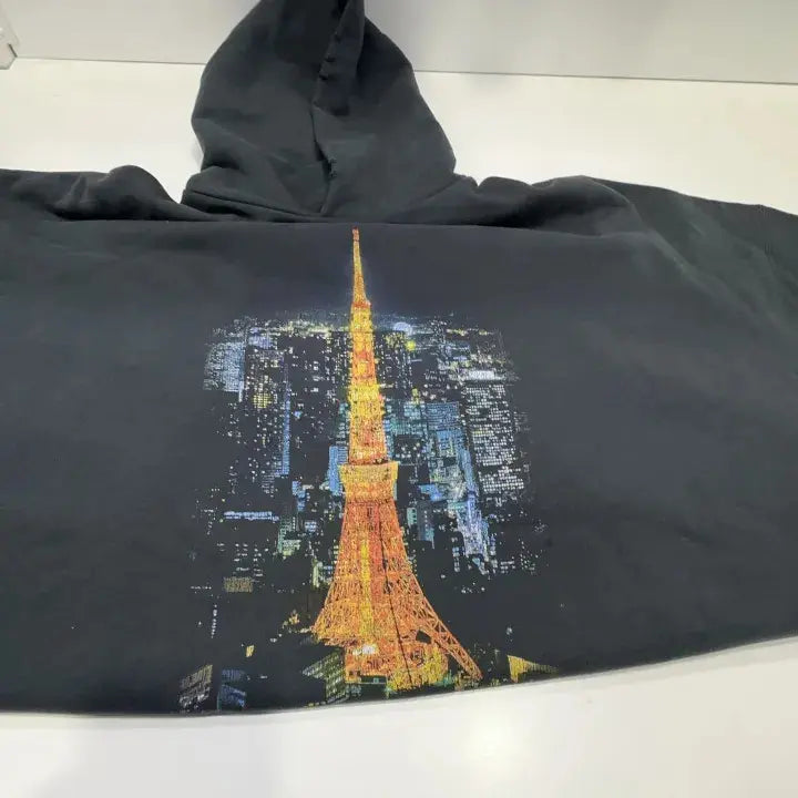Balenciaga 24 Ginza Tokyo store opening hoodie