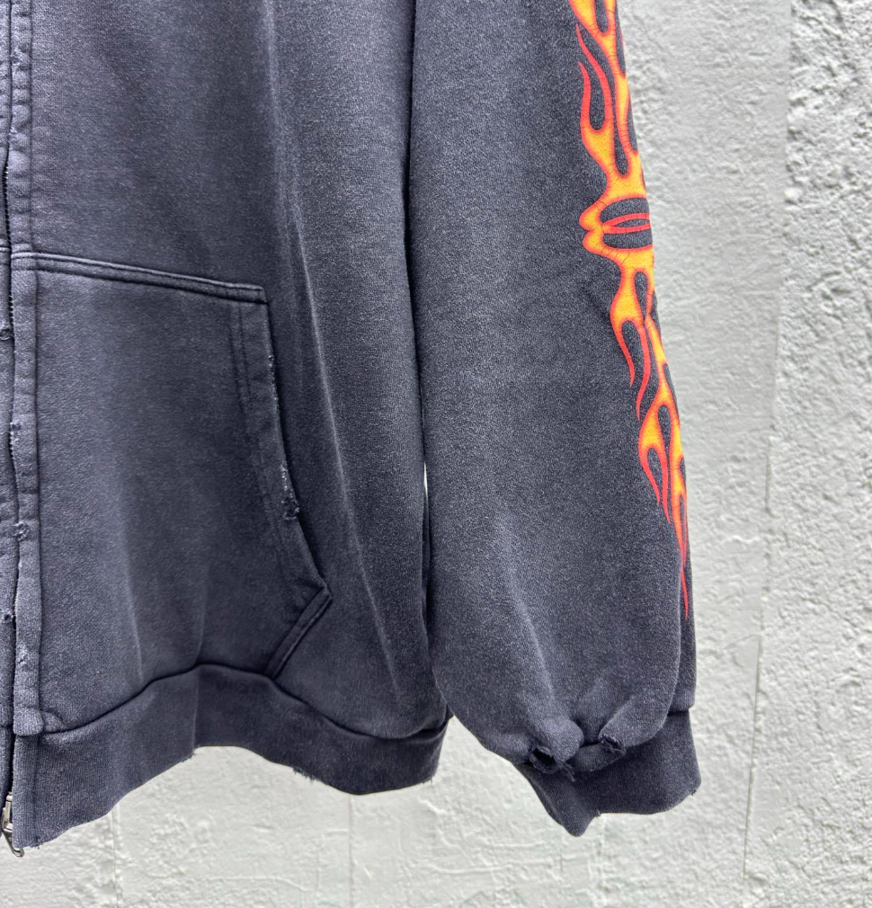 Balenciaga Burning Unity Zipped Hoodie