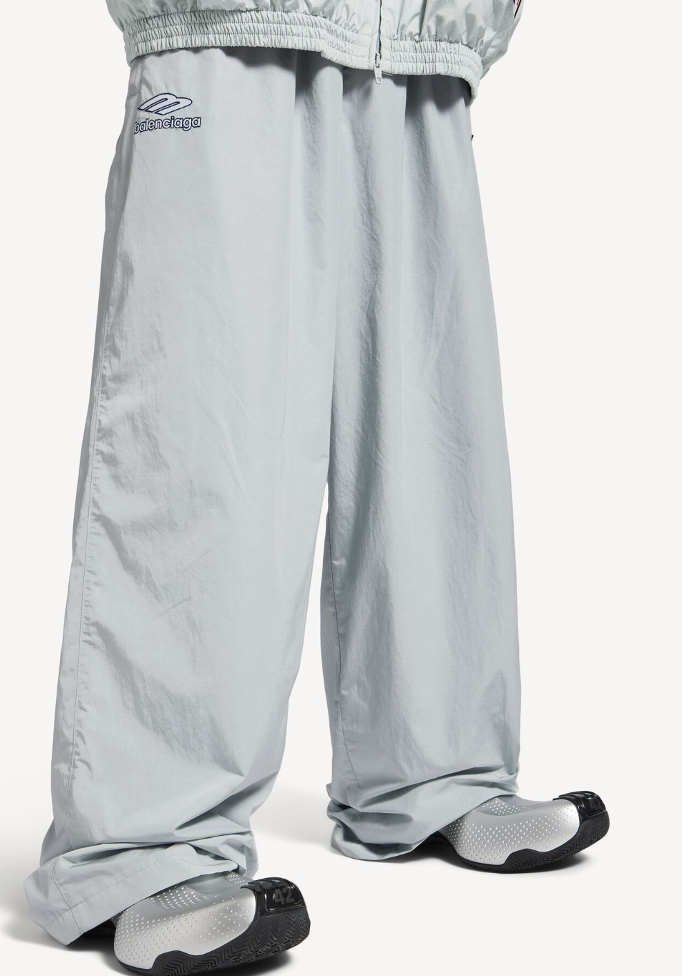 Men's 3b Football Tracksuit Pants in New Grey