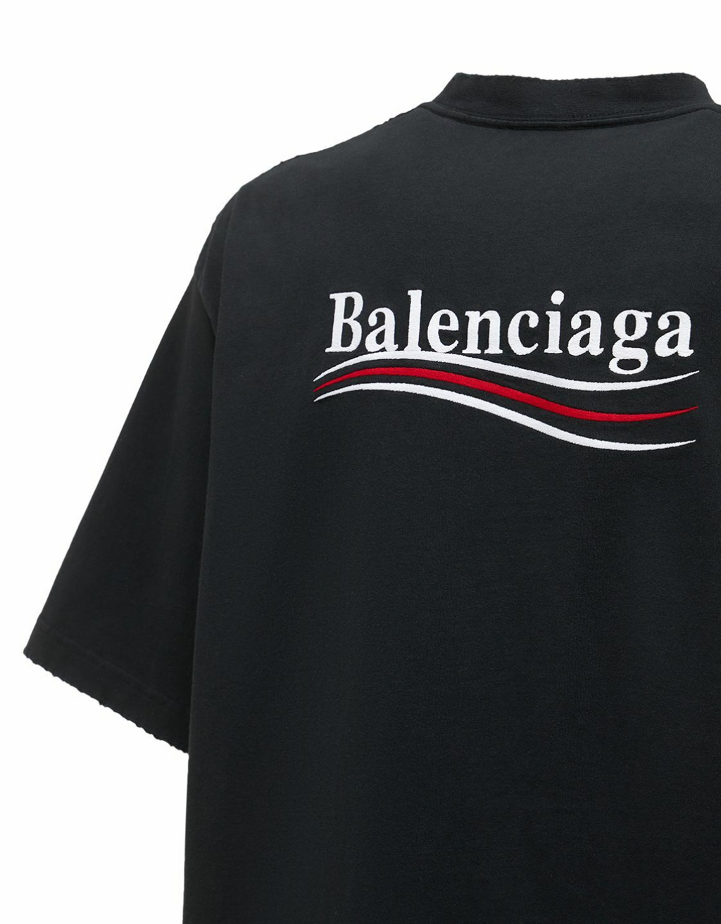 Political Campaign T-shirt in Black