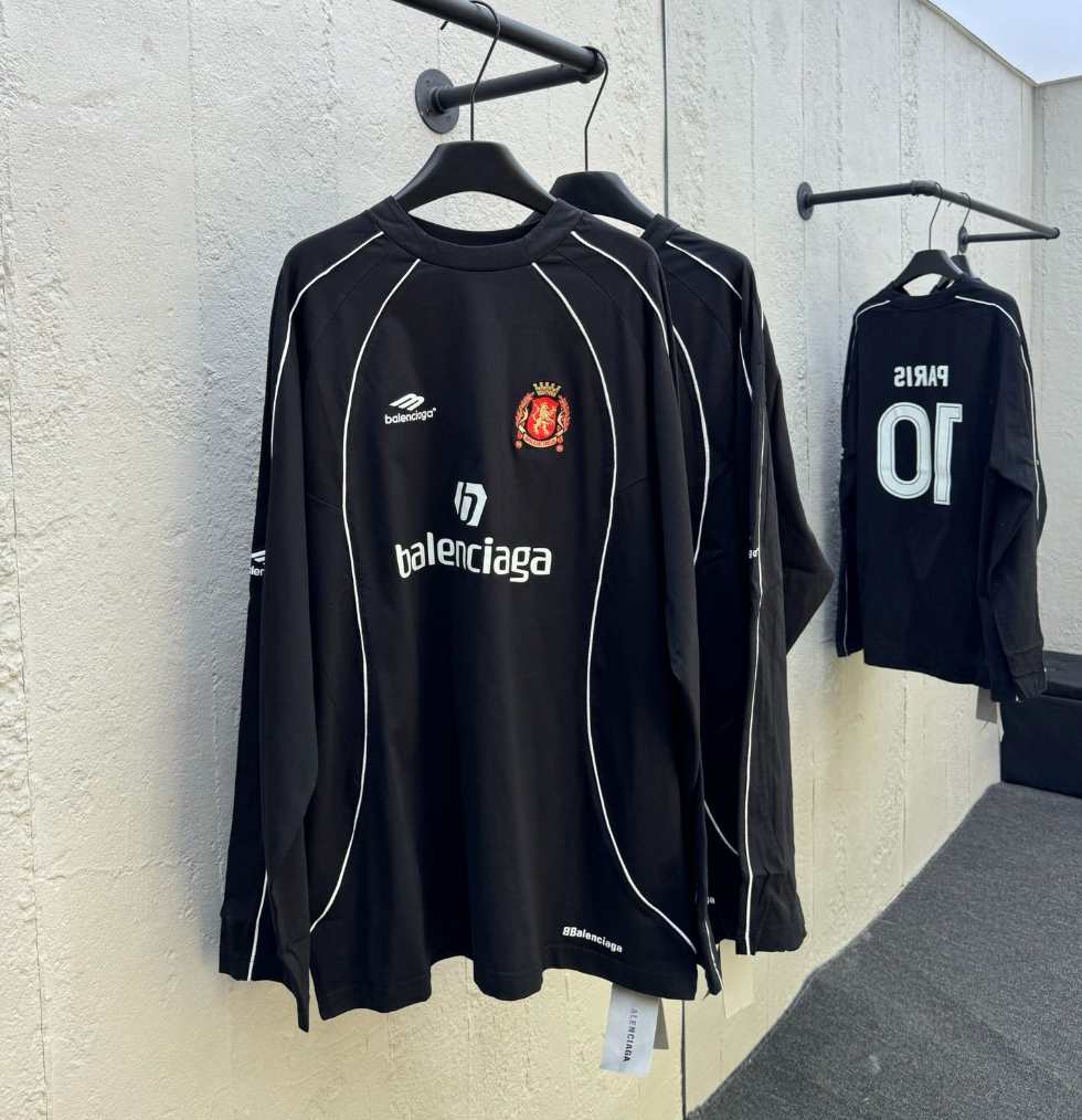 Balenciaga ‘Manchester United’ Milano Football Jersey Long Sleeve