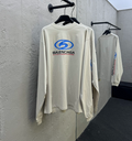 Balenciaga Surf Logo Cream Long Sleeve
