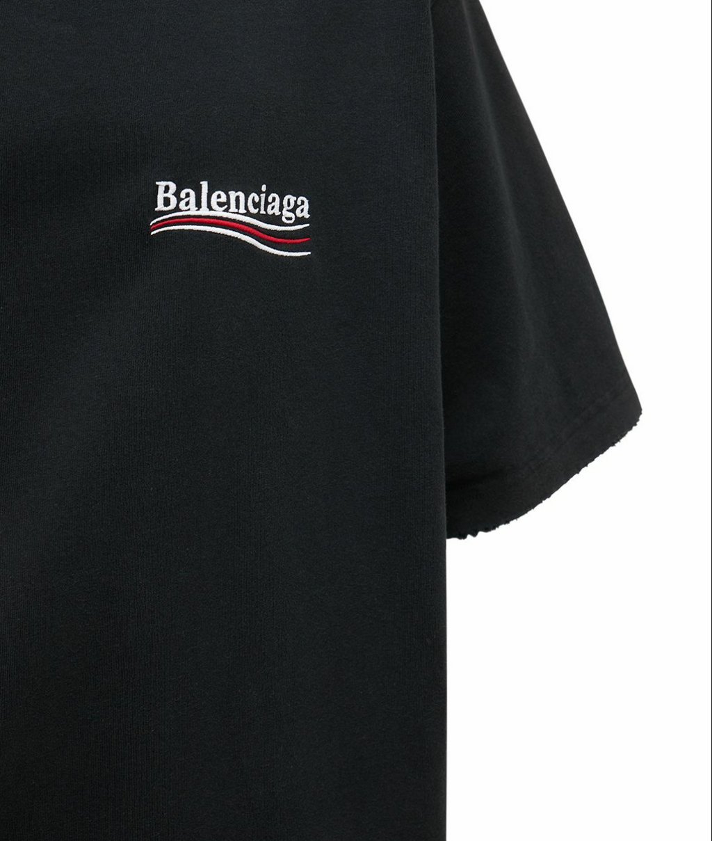 Political Campaign T-shirt in Black