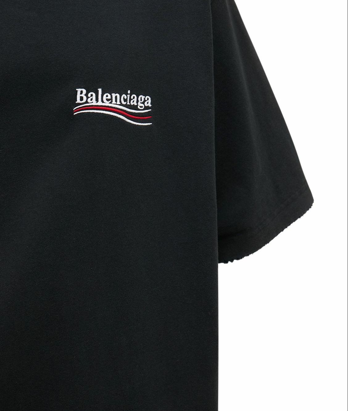 Political Campaign T-shirt in Black