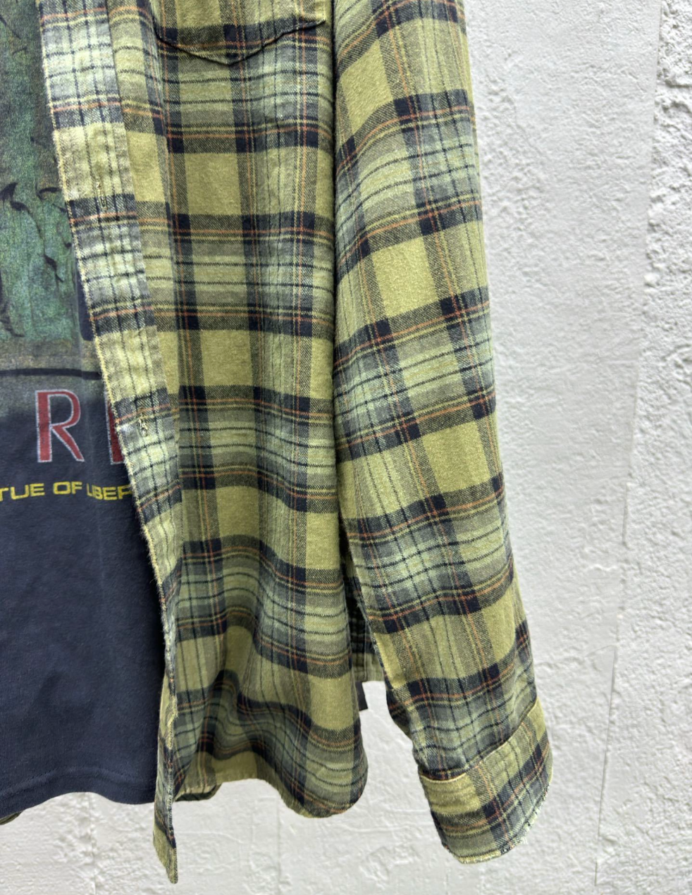 Balenciaga Paris Liberty Layered Shirt Oversized 'Dark Green'