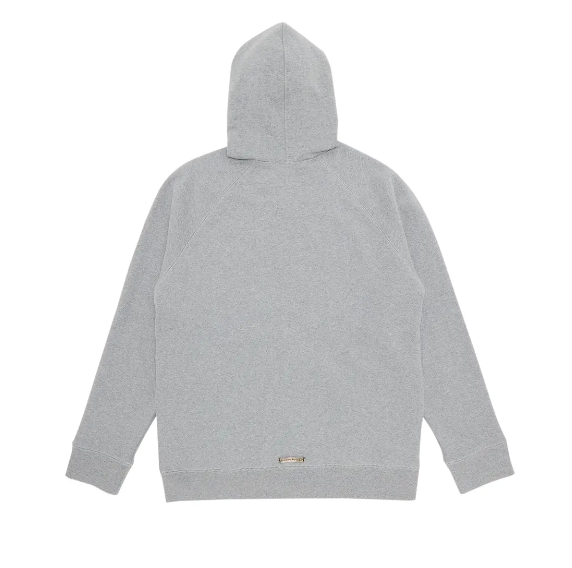 Chrome Hearts Paper Jam Triple Leather Cross Zip Up Hoodie 'Grey Heather'