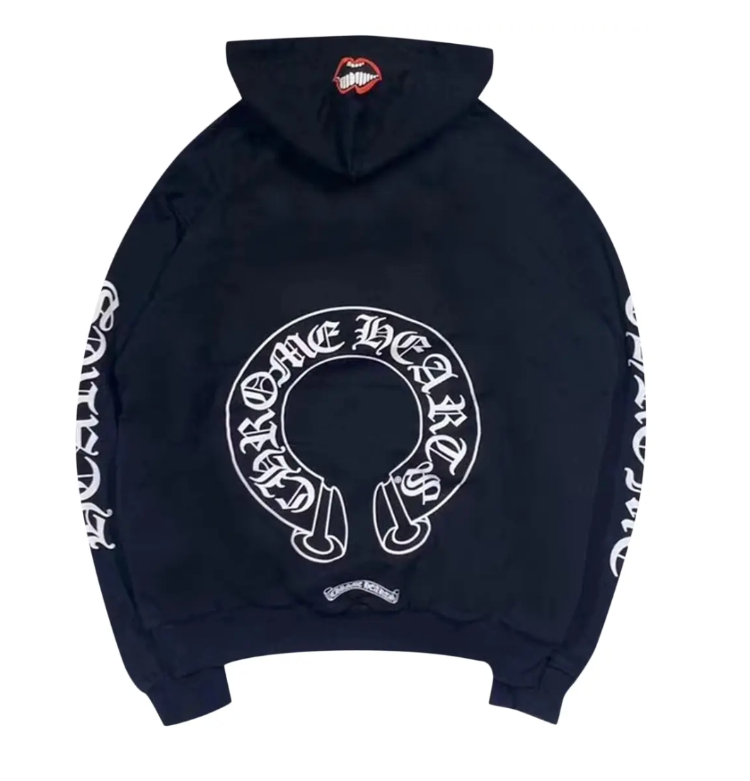 Chrome Hearts x Matty Boy Chomper Horseshoe Hoodie 'Black'
