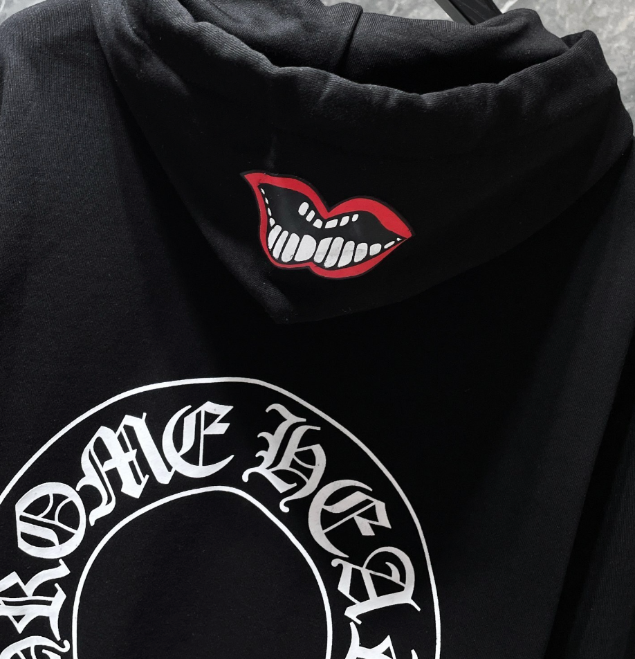 Chrome Hearts x Matty Boy Chomper Horseshoe Hoodie 'Black'