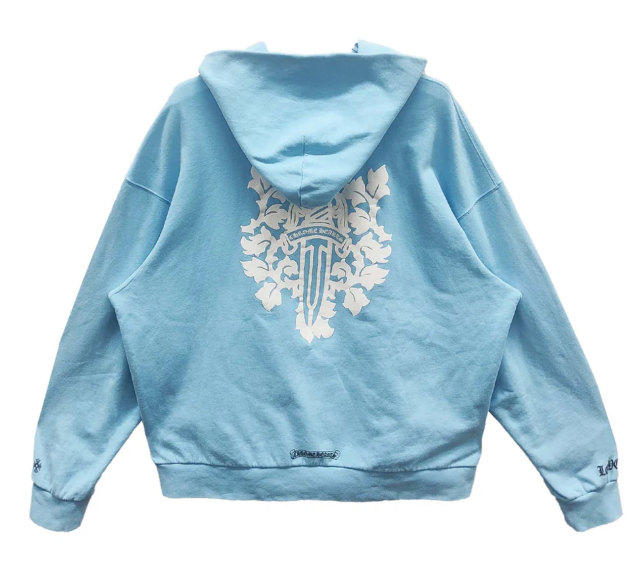 Chrome Hearts Miami Dagger Logo Hoodie 'Blue'