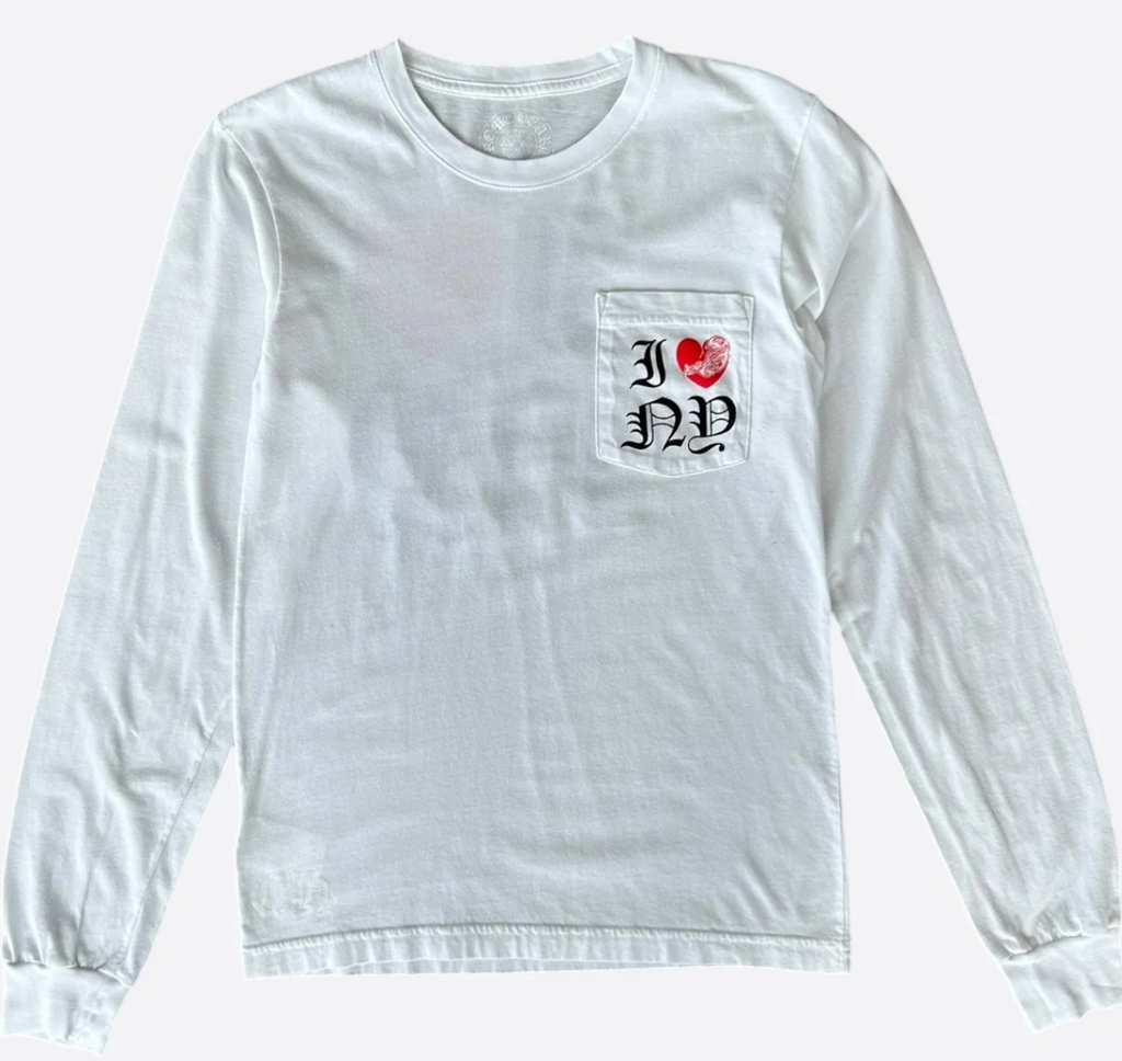 Chrome Hearts I Heart NY Long-Sleeve T-Shirt 'White'