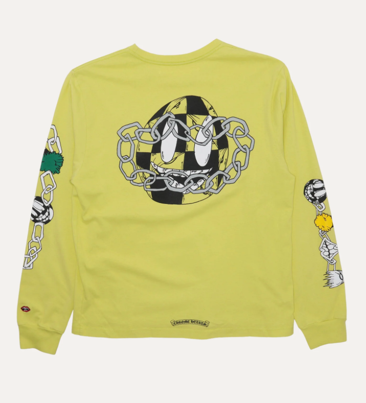 Chrome Hearts Mattyboy Links Long Sleeve lime green
