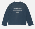 Acne Studios Logo distressed cotton-blend jersey T-shirt
