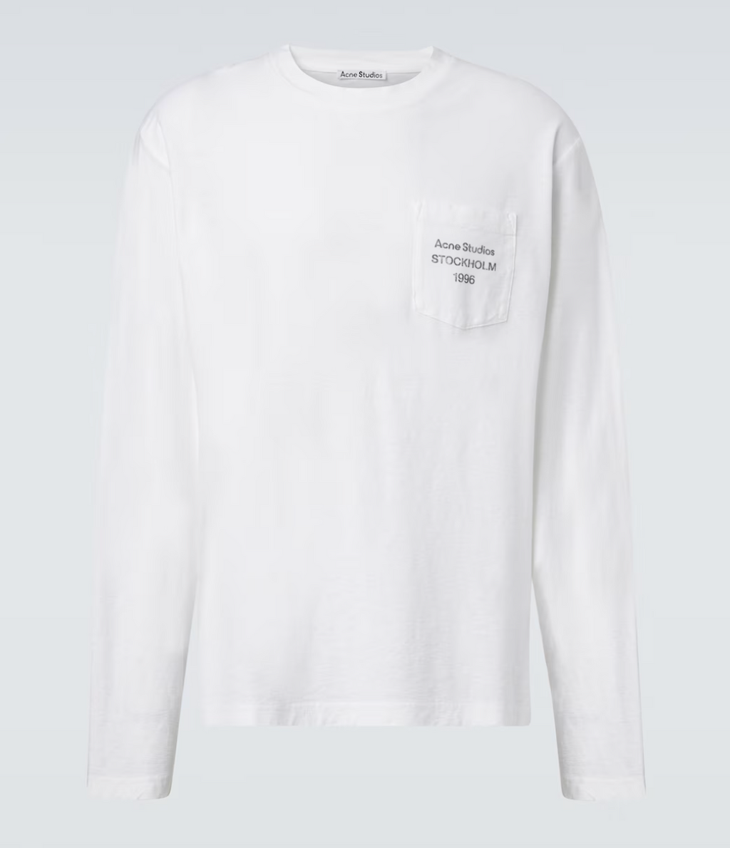 Acne Studios Logo cotton-blend T-shirt