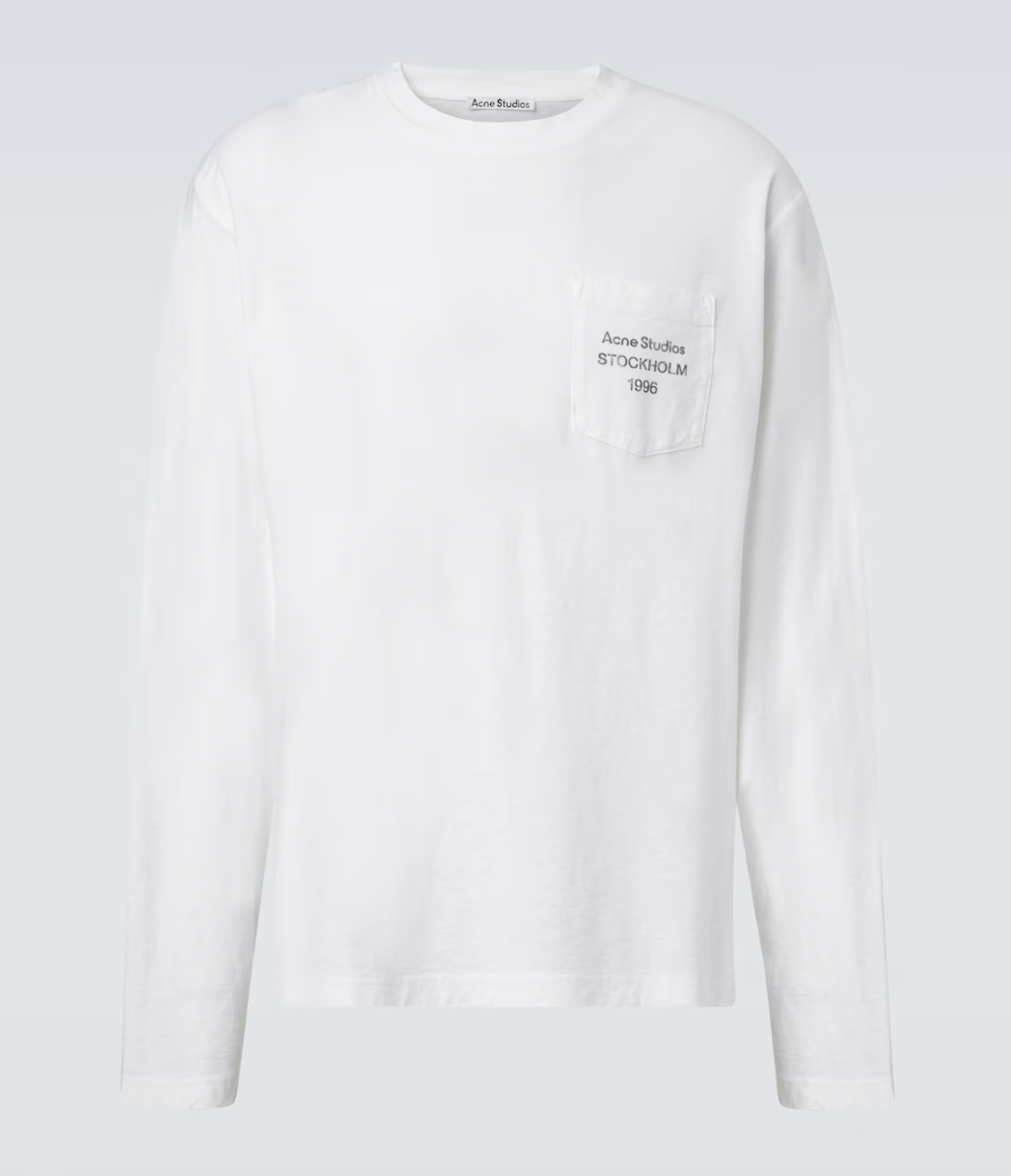 Acne Studios Logo cotton-blend T-shirt