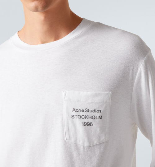 Acne Studios Logo cotton-blend T-shirt