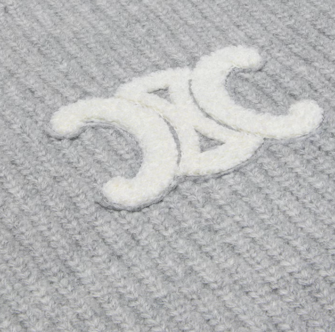 Celine hooded sweater in Ribbed Wool