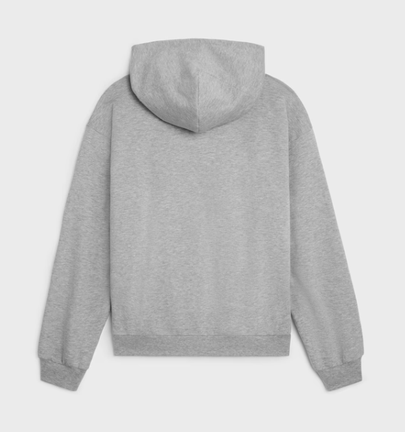 Celine zipped hoodie in cashmere cotton
