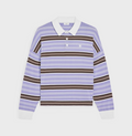 Celine polo sweater in striped cotton