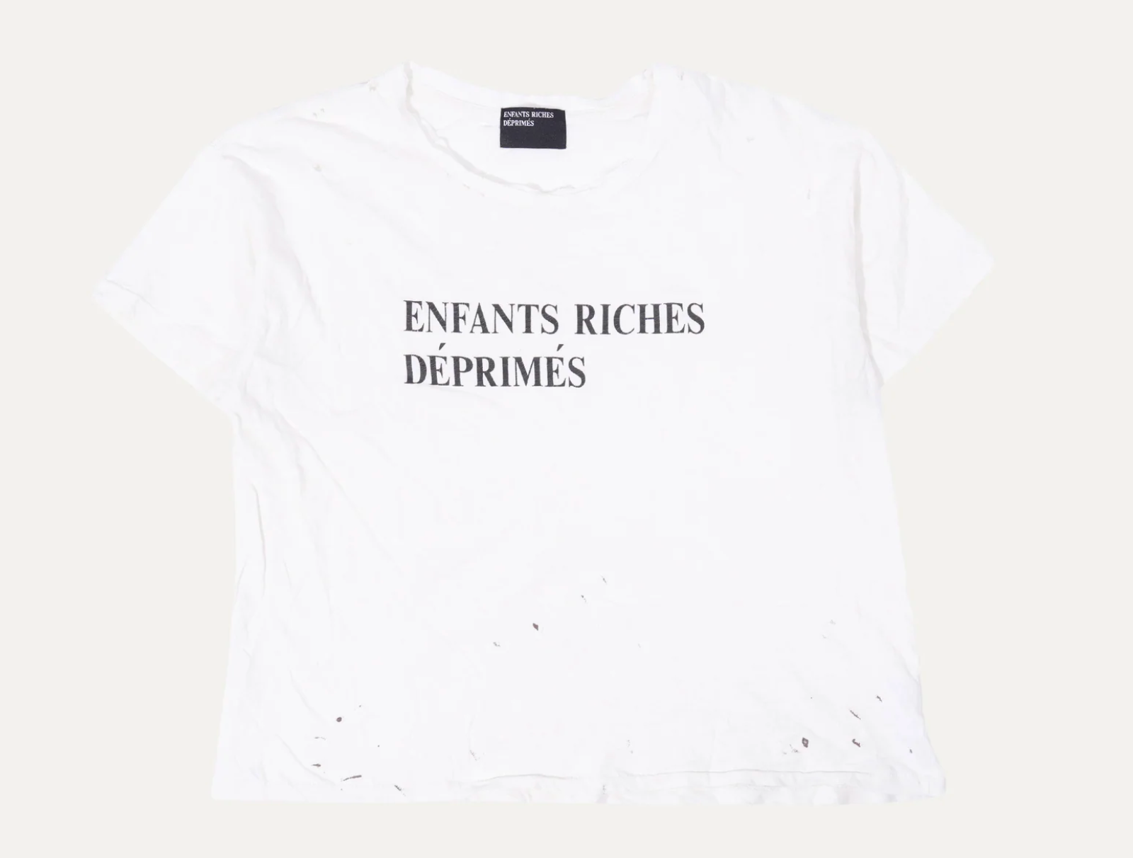 Enfants Riches Deprimes Distressed Logo T-Shirt