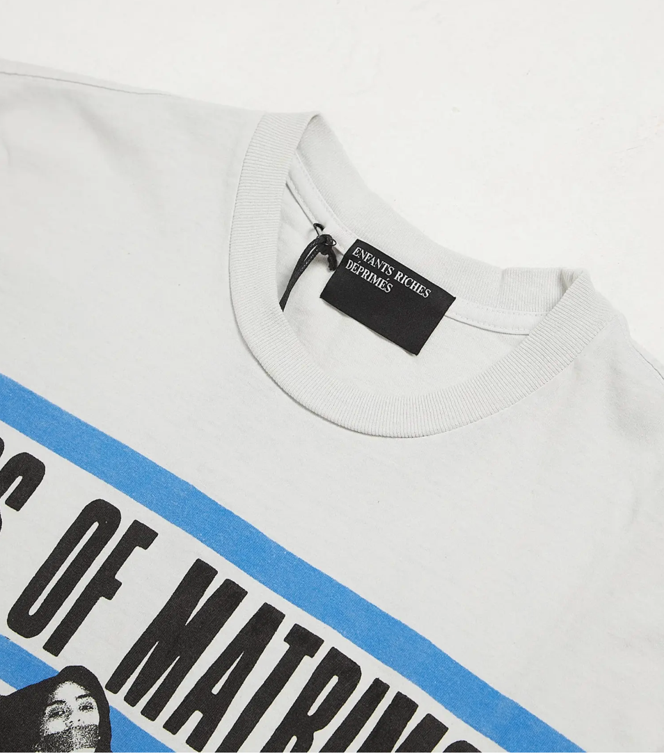 Enfants Riches Deprimes White Madonna Bound Logo Printed T-shirt