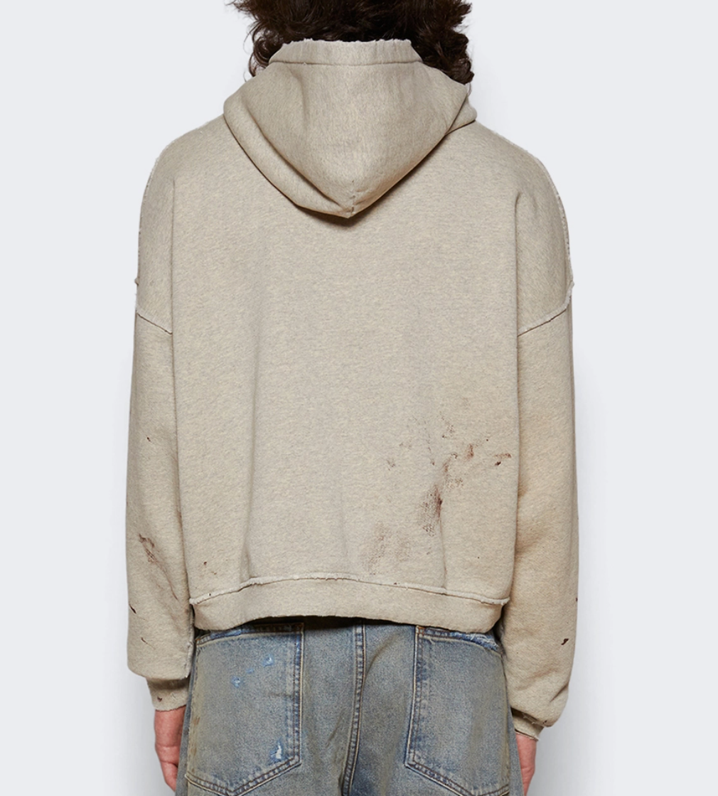 Enfants Riches Deprimes Classic Logo Hoodie Paint Heather Grey