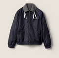 Miu Miu Technical Gazar and Fleece Bomber Jacket