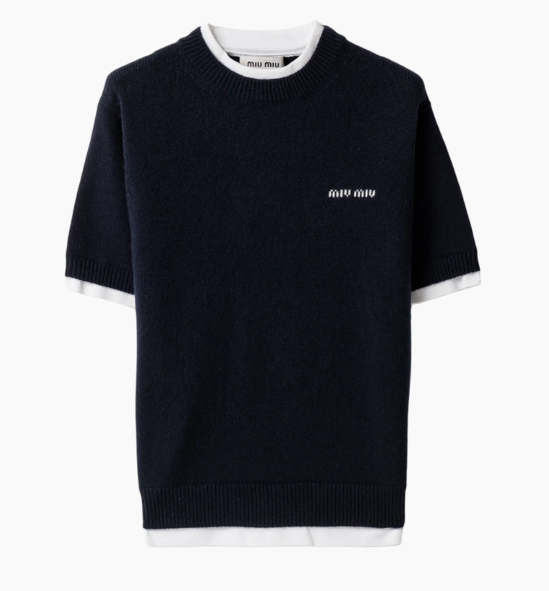Miu Miu Cashmere Crew-neck Sweater