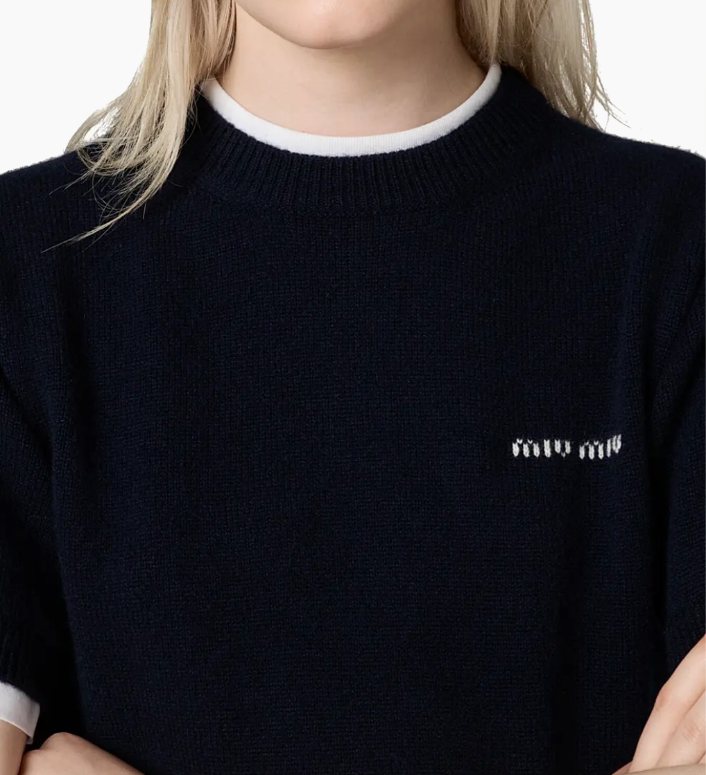 Miu Miu Cashmere Crew-neck Sweater