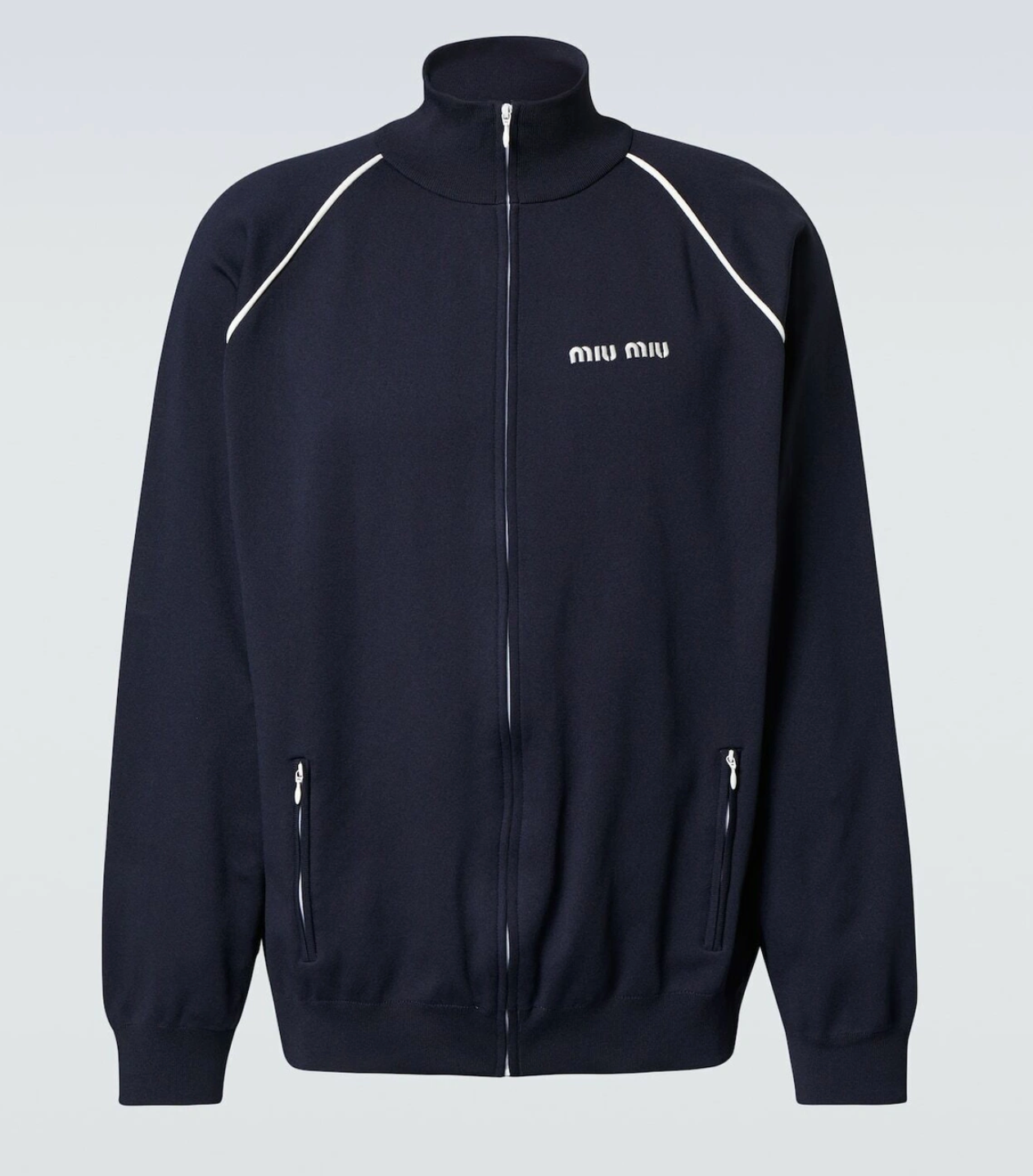 Miu Miu Technical jersey blouson jacket