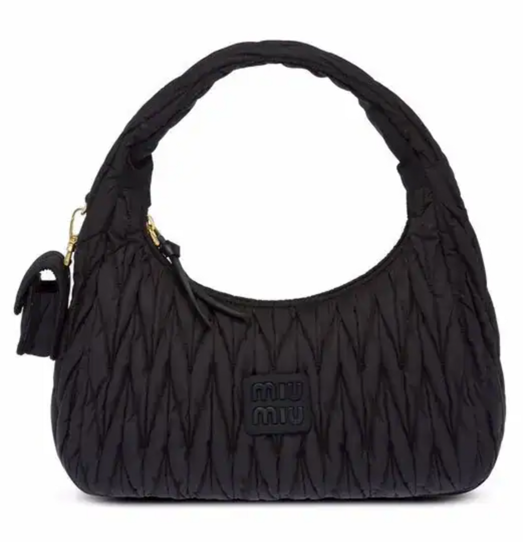 MiuMiu  wander matelassé shoulder bag