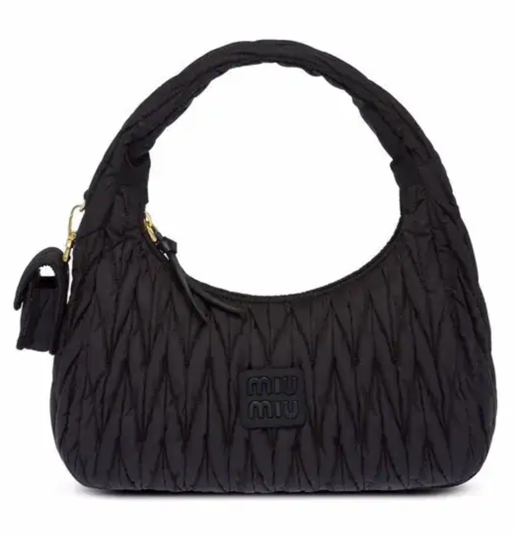 MiuMiu  wander matelassé shoulder bag