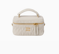 Miu Miu Matelassé Nappa Leather Shoulder Bag With Gold-Tone Hardware White