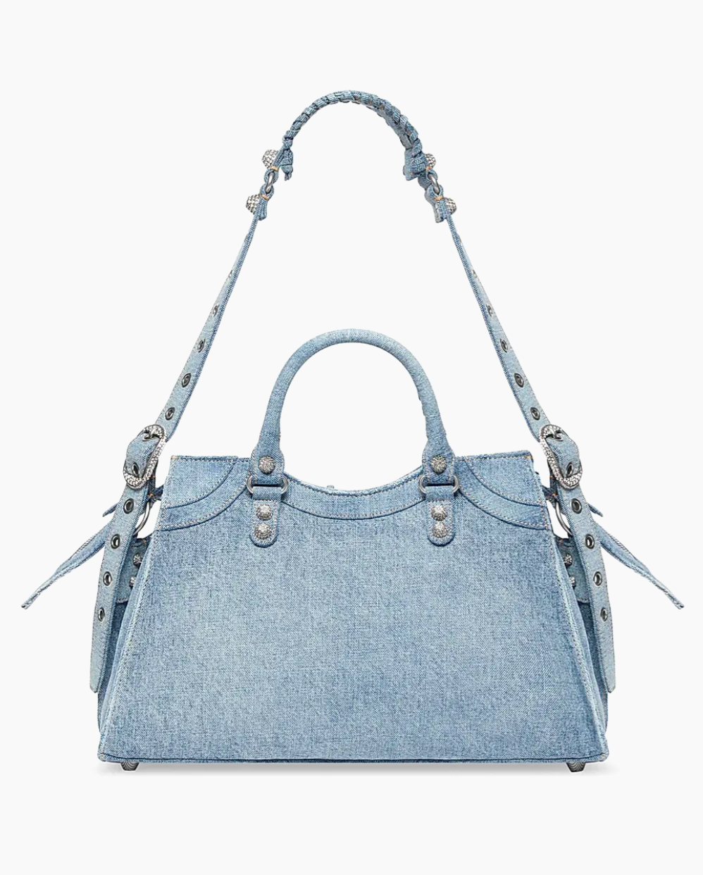 Balenciaga  Neo Cagole City Handbag In Denim