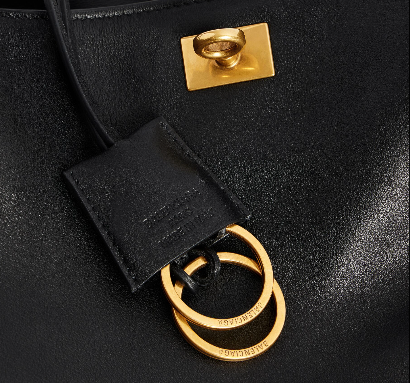 Balenciaga Medium Rodeo Leather Handbag