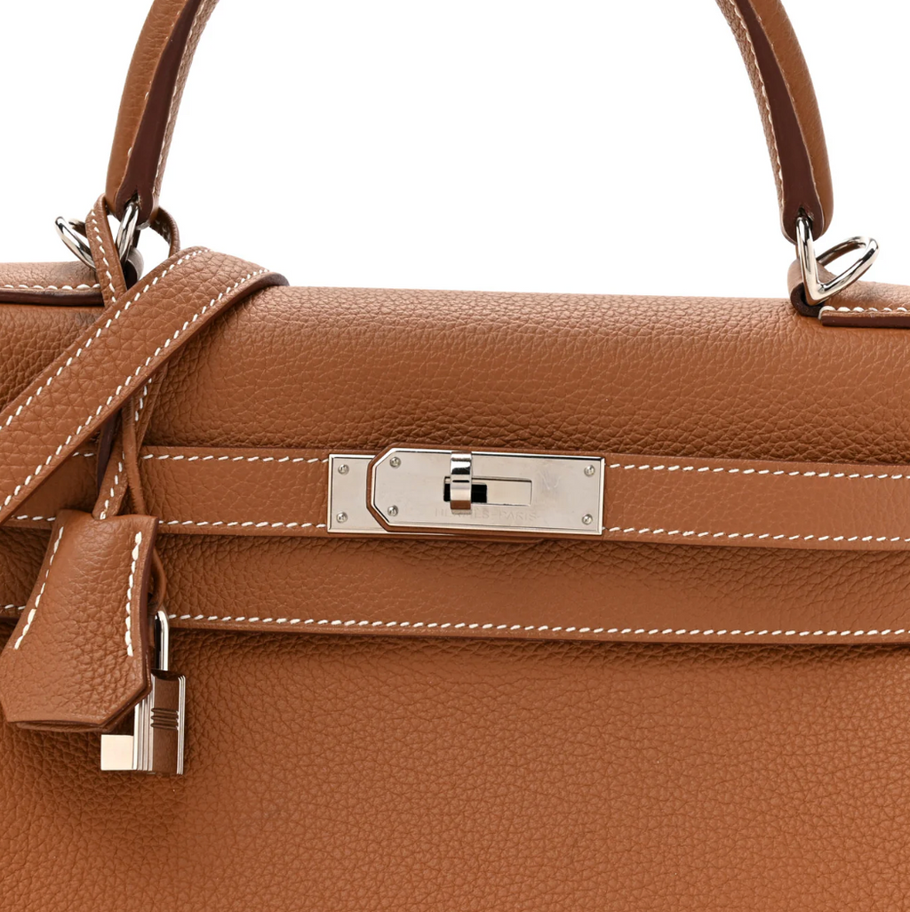 Hermès Gold Kelly Retourne 25 Togo Hardware