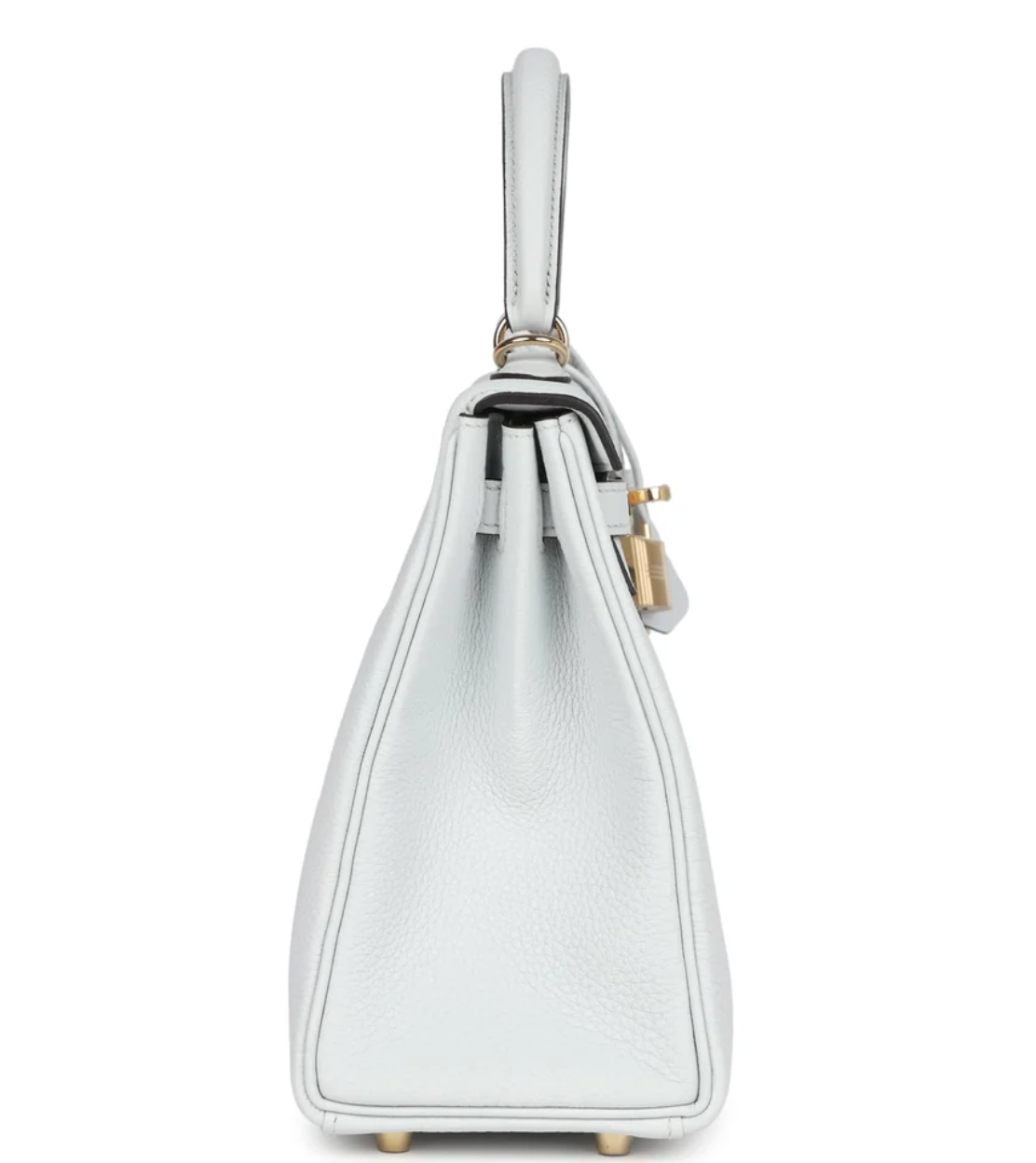 Hermès Kelly Retourne 25 Gris Platine Togo Permabrass Hardware
