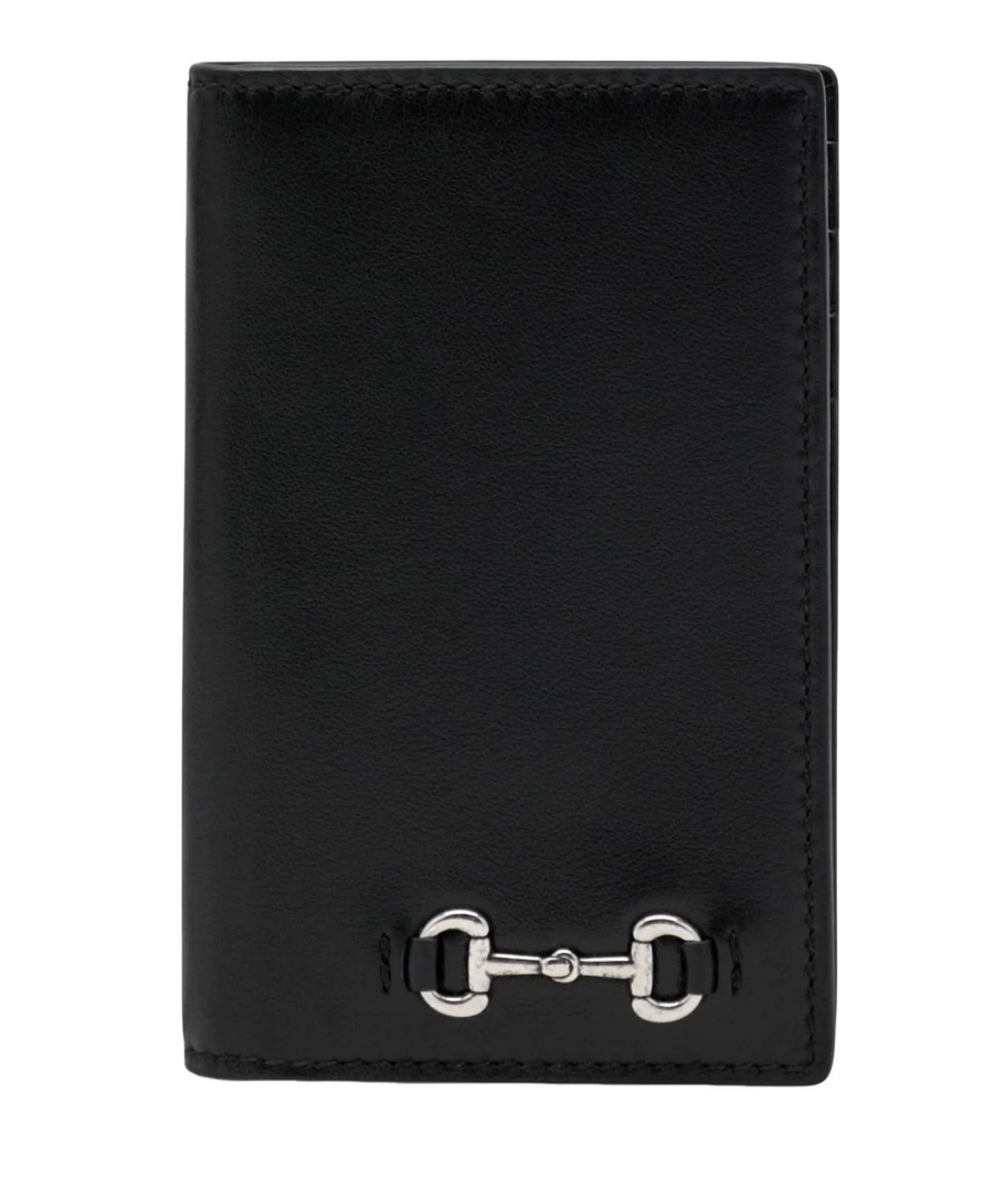 Gucci 25 Horsebit Card Holder 'Black'