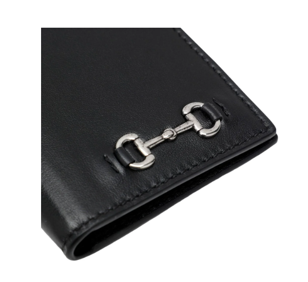 Gucci 25 Horsebit Card Holder 'Black'
