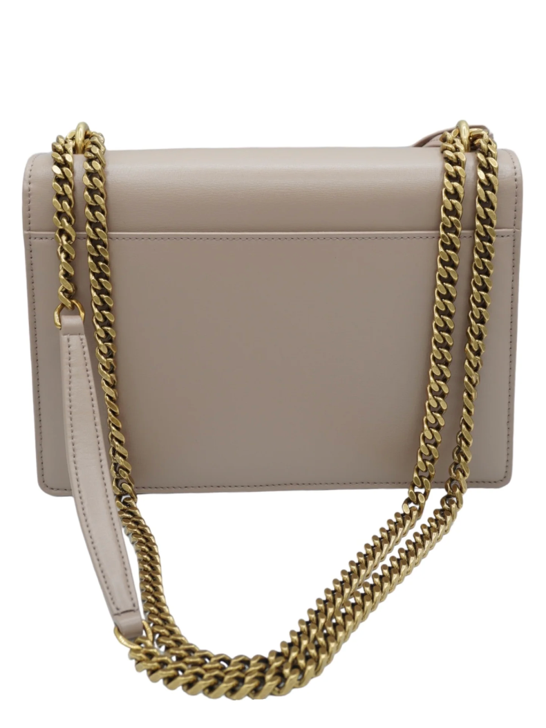 SAINT LAURENT Medium Sunset Chain Bag in Rosy Sand