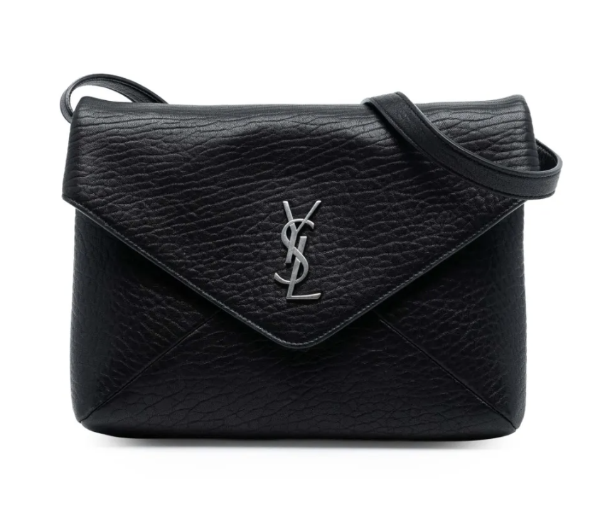 Saint Laurent Cassandre Envelope Messenger in Lambskin