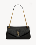 Saint Laurent Calypso medium in grained lambskin