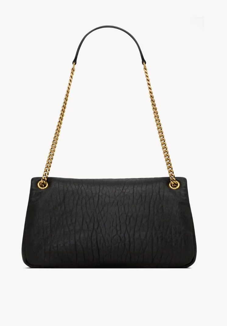 Saint Laurent Calypso medium in grained lambskin