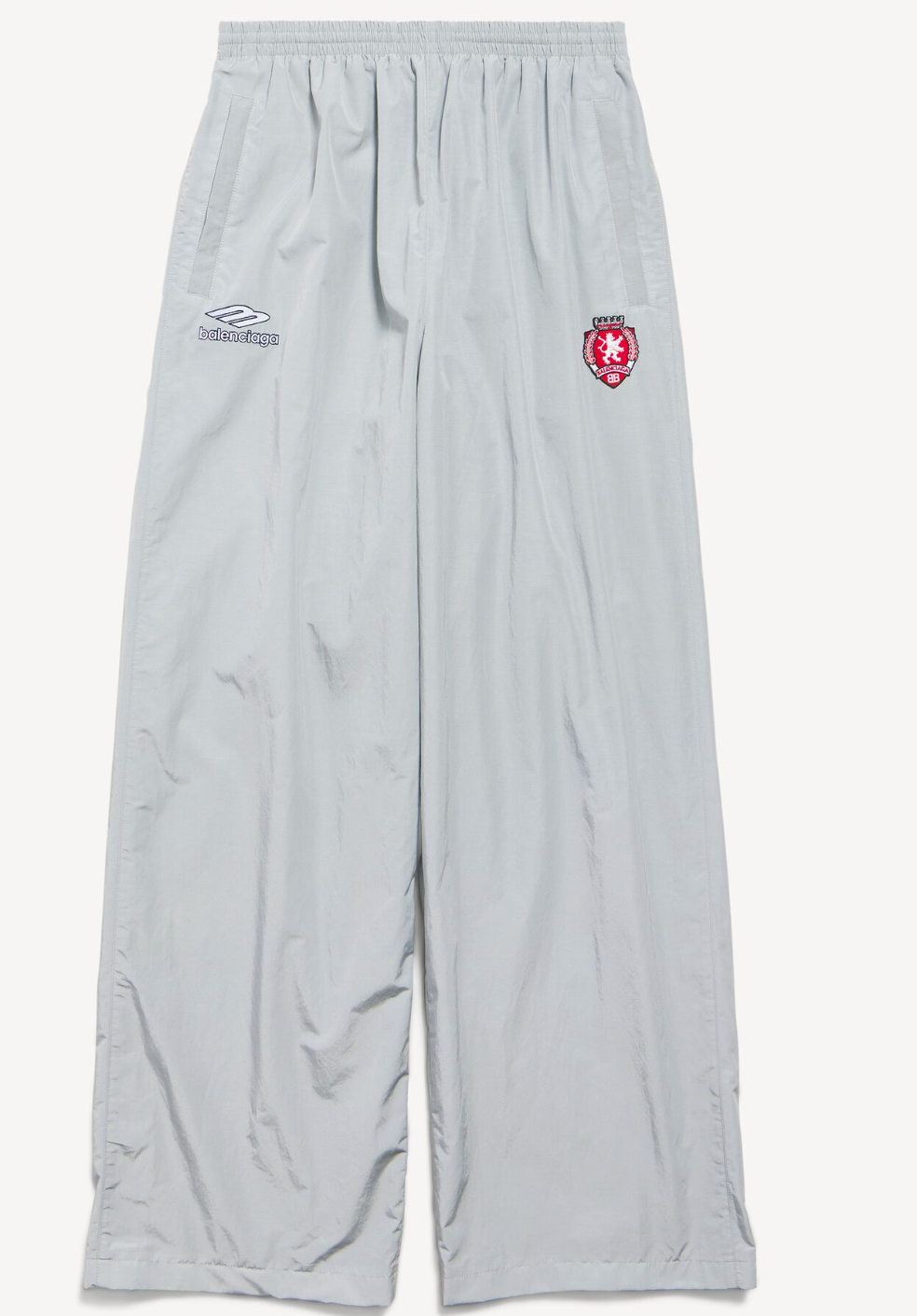 Men's 3b Football Tracksuit Pants in New Grey