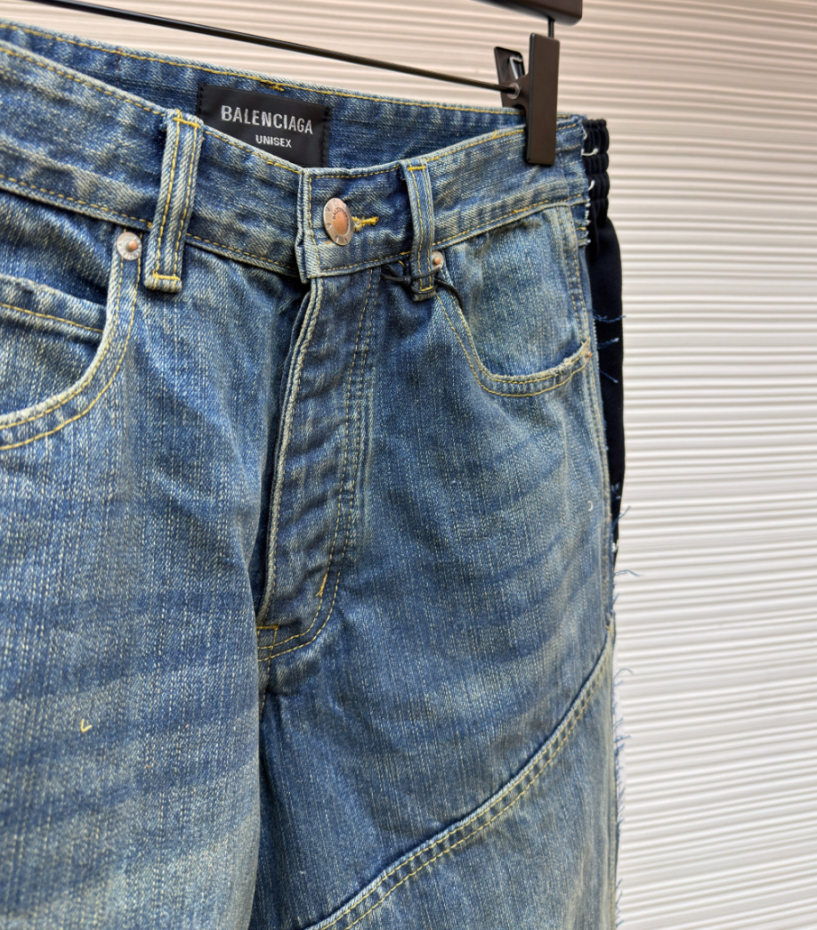 Balenciaga cut-up tracksuit jeans