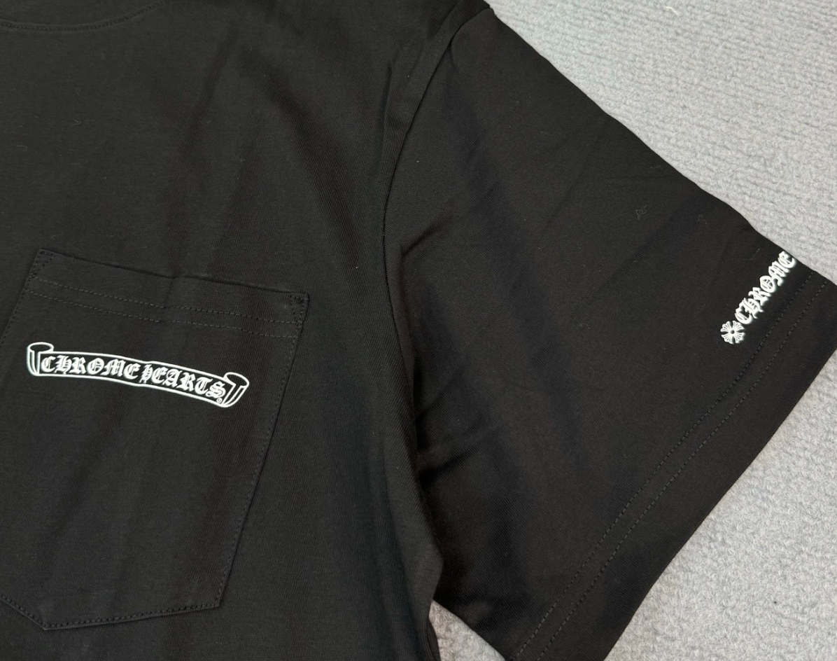 Chrome Hearts Scroll Logo T-shirt