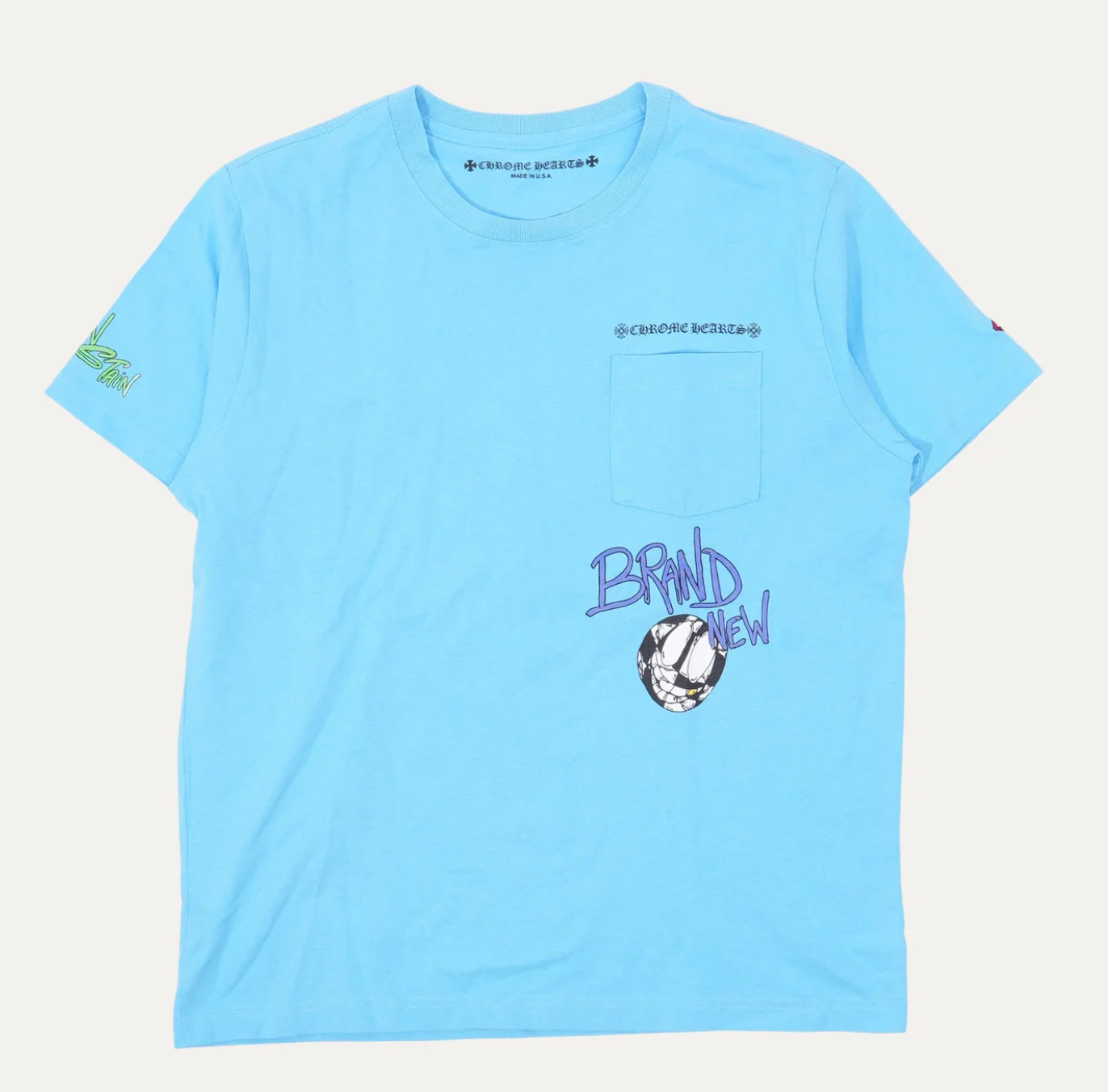Chrome Hearts x Matty Boy Brain New Long-Sleeve T-Shirt 'Blue'