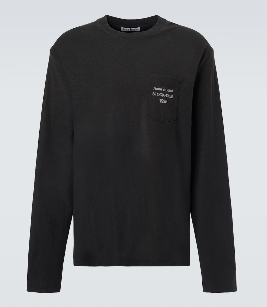 Acne Studios Logo cotton-blend T-shirt