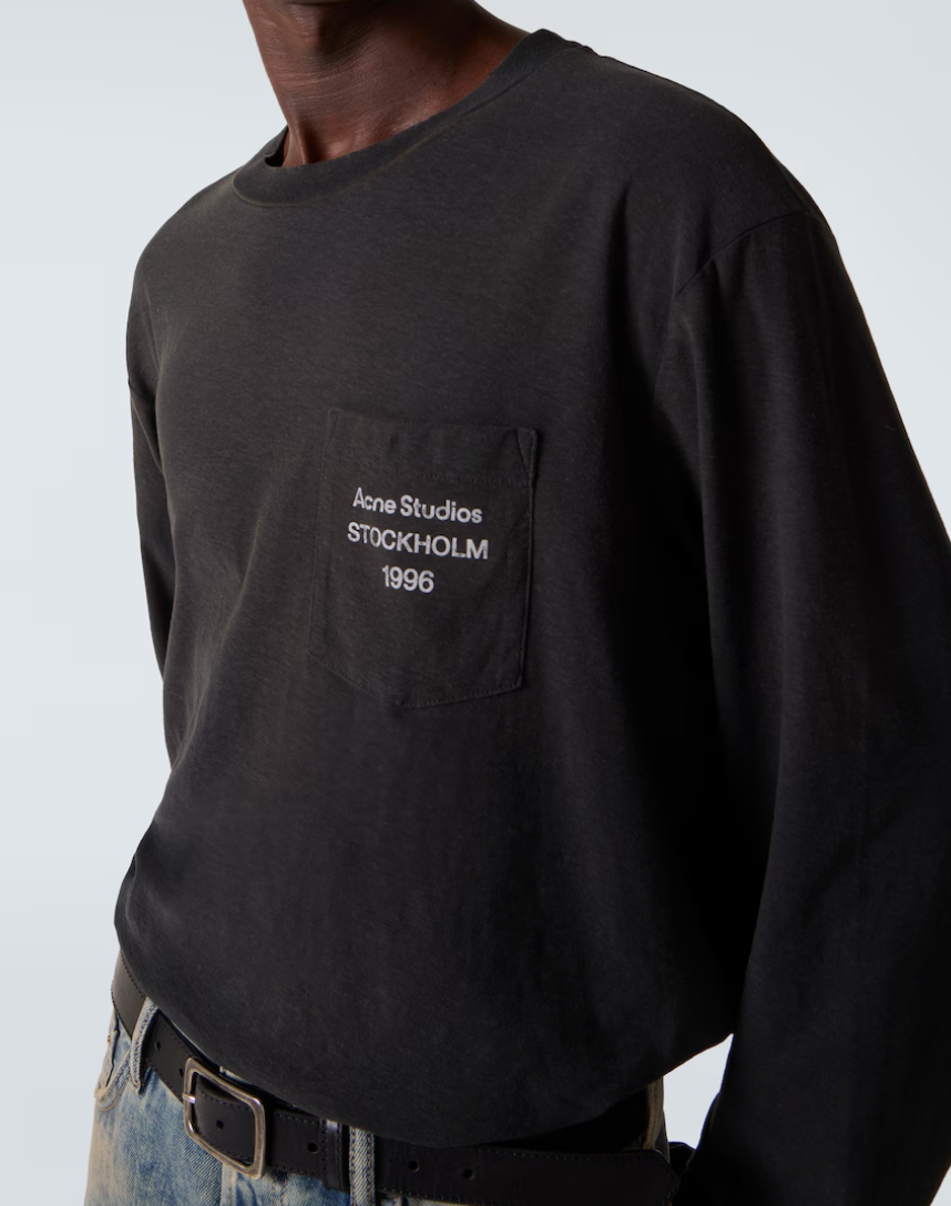 Acne Studios Logo cotton-blend T-shirt